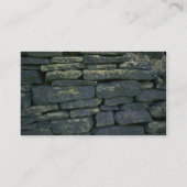 石垣の壁 名刺 (裏面)