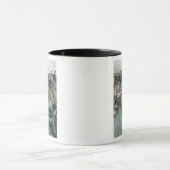 石塀のように立っているジャクソンの組 マグカップ (中央)