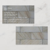 石塀のタイルの継ぎ目が無い質 名刺 (正面/裏面)