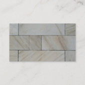 石塀のタイルの継ぎ目が無い質 名刺 (裏面)