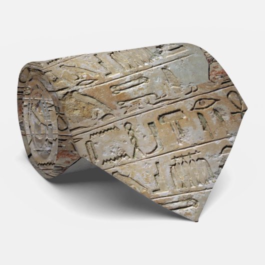 石塀の象形文字 ネクタイ (ロール)