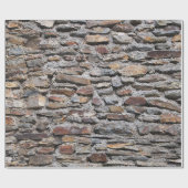 石塀の質 ラッピングペーパー (フラット)