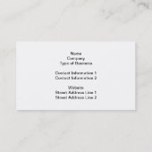 石塀。 白黒。 名刺 (裏面)