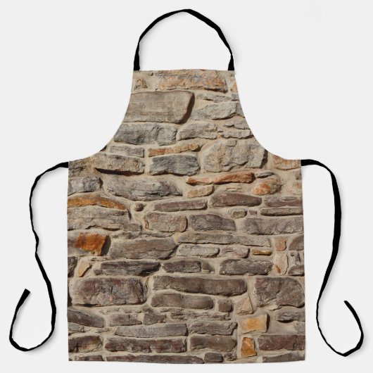石壁の素朴なテクスチャ背景 エプロン (正面)