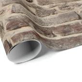 石壁の素朴なテクスチャ背景 ラッピングペーパー (ロールコーナー)