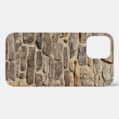 石壁の素朴なテクスチャ背景 Case-Mate iPhoneケース (裏面 (横))
