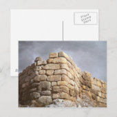 石壁の詳細 ポストカード (正面/裏面)