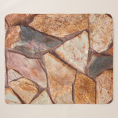 石壁を裏地の壁紙として閉じる シェルパブランケット (正面(横))