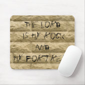 石壁グラフィティ…主は私の岩である マウスパッド (マウス)