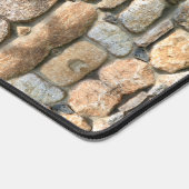 石壁岩石造石積芸術的デザイン デスクマット (コーナー)