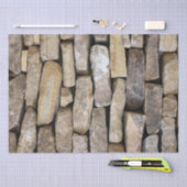 石壁積み岩 薄葉紙 (クラフト)