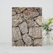 石壁2背景クラフトスクラップブック紙 (スタンド正面)