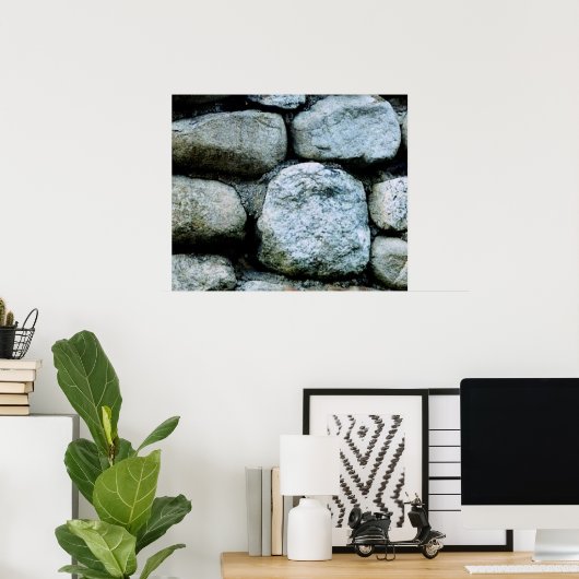 石壁 ポスター (ホームオフィス)