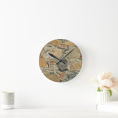 石壁 ラウンド壁時計 (ホーム)
