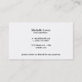 石壁/ワイングラス 名刺 (裏面)