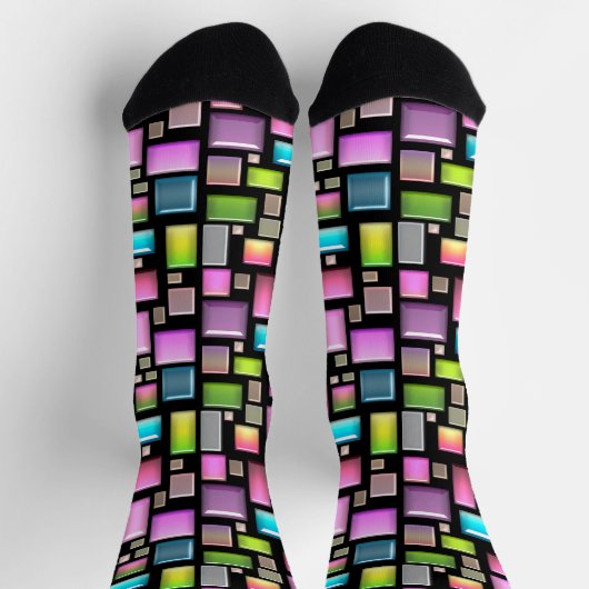 石大切と真珠の母 ソックス (上部)