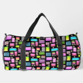 石大切と真珠の母 ダッフルバッグ (裏面)