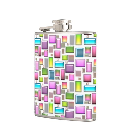 石大切と真珠の母 フラスク (左)