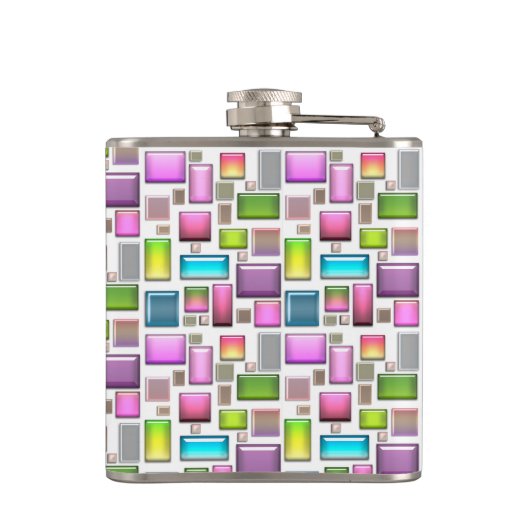 石大切と真珠の母 フラスク (裏面)