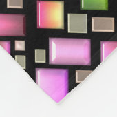 石大切と真珠の母 フリースブランケット (角)