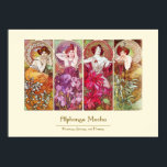 石大切と花アルフォンスミュシャ ポスター<br><div class="desc">石大切と花。(レフルーア、レ・ピエールミュシャ)アルフォンス・マリア・（1860年7月24日～1939年7月14日）は、チェコのアールヌーボーの画家で装飾的な画家で最高の、そのスタイルと女性のイメージで知られる。絵画、イラストレーション、広告、デザインを数多く制作。</div>