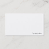 石大工の円 名刺 (裏面)