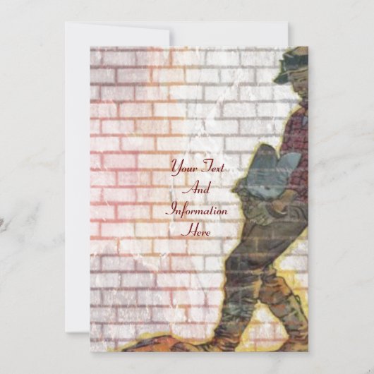 石大工の招待状 招待状 (正面)