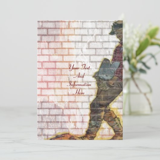 石大工の招待状 招待状 (スタンド正面)