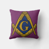 石大工16" x16"枕 クッション (裏面)