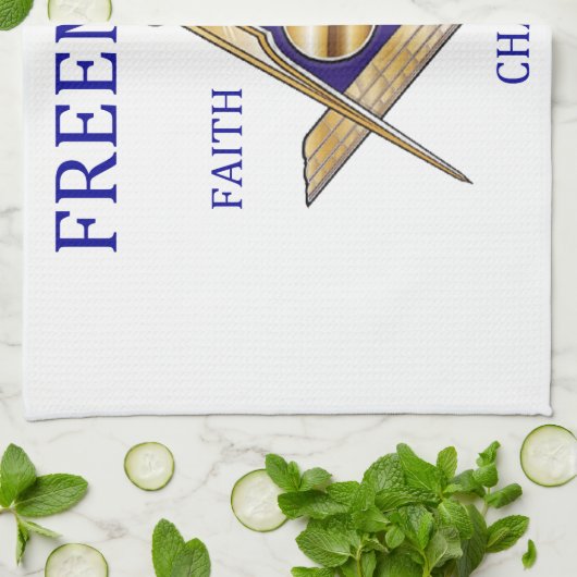 石大工 キッチンタオル (折り畳み)