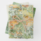 石大理石のテーマ模様の包み込み紙シート ラッピングペーパーシート (インサイチュ)