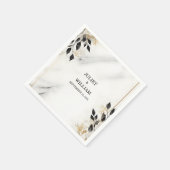 石大理石を積み上げた純粋自然作結婚業 スタンダードカクテルナプキン (角)