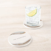 石大理石テクスチャサンドストーンコースター コースター (側面)