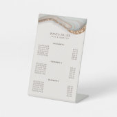 石大理石瑪瑙サービス価格台座標識 台座サイン (正面)