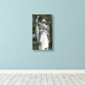 石天使の白黒 キャンバスプリント (インサイチュ (ウッドフロア))