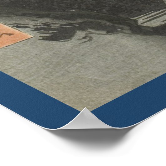 石山寺の秋月 ポスター (角)