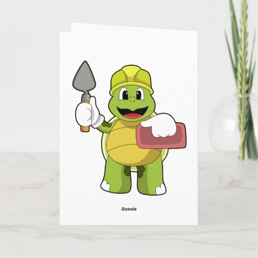 石工としてのカメ カード (裏面)