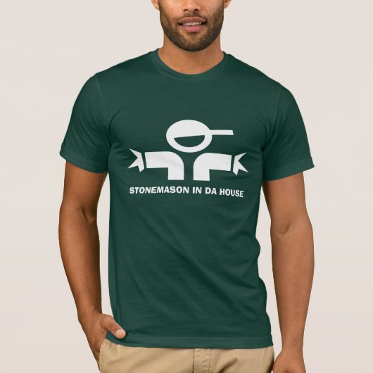 石工のための名言Tシャツ Tシャツ (正面)