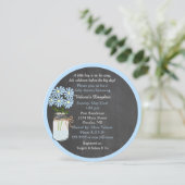 石工の瓶の周りに黒板を見る 招待状 (スタンド正面)