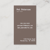 石工の石工 名刺 (裏面)