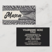 石工の背景 名刺 (正面/裏面)