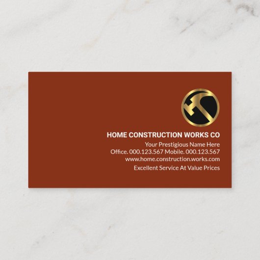 石工れんが敷設建築 名刺 (裏面)