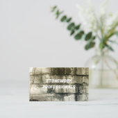 石工プロフェッショナル名刺 名刺 (スタンド正面)