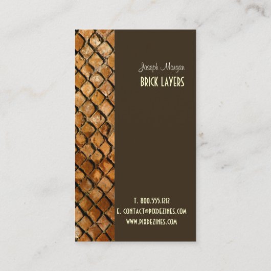 石工名刺 名刺 (裏面)