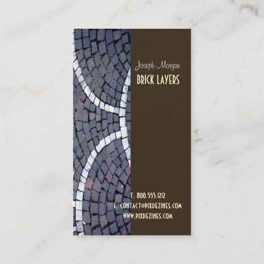 石工名刺 名刺 (裏面)