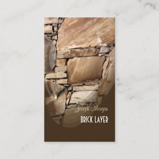 石工名刺 名刺 (正面)