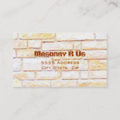 石工名刺 名刺 (裏面)