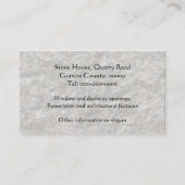 石工建物工事 名刺 (裏面)