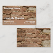 石工 名刺 (正面/裏面)
