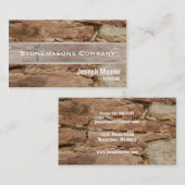 石工 名刺 (正面/裏面)